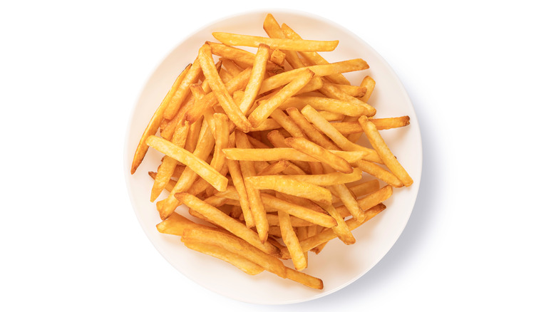 Plate of french fries