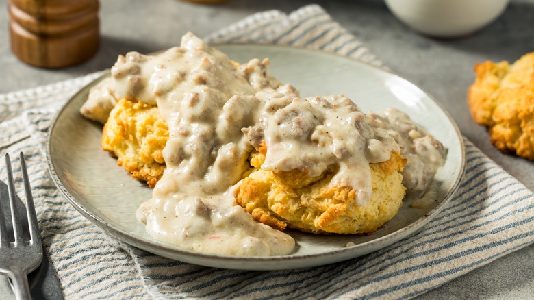 biscuits and gravy