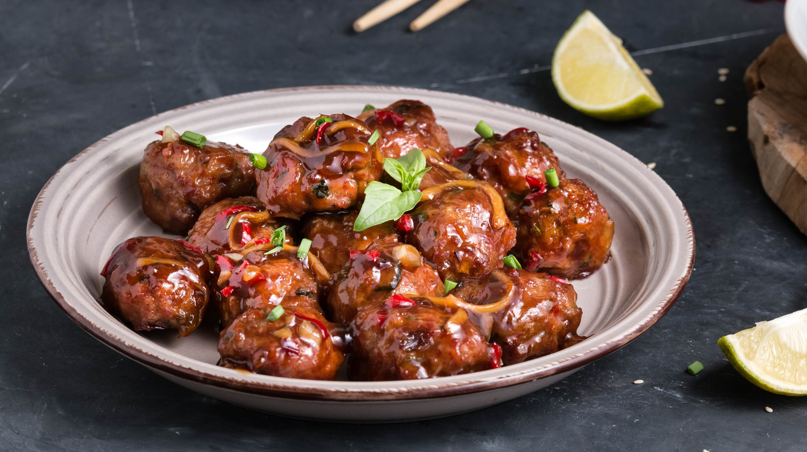 Upgrade Cocktail Meatballs With A Simple Glaze Of Sweet Chili Sauce   L Intro 1703793650 