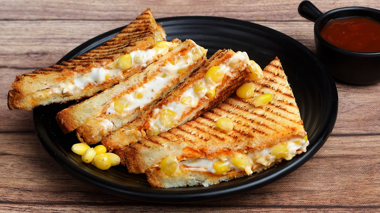 corn sandwich recipe, corn cheese sandwich