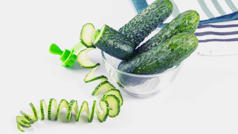 Upgrade Pickles By Spiral Cutting Your Cucumber