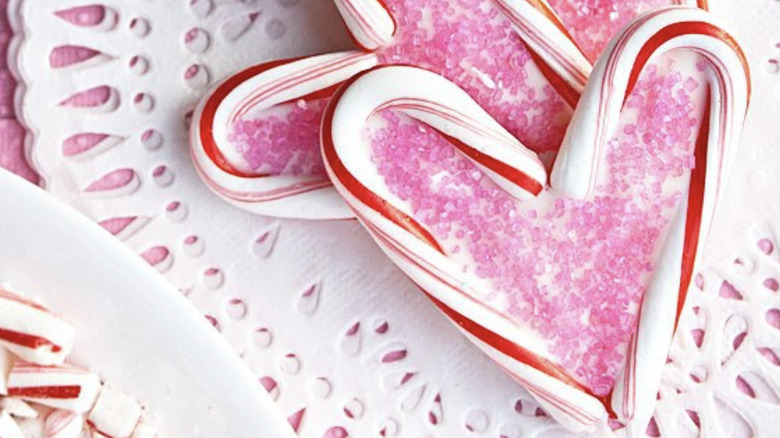 heart-shaped candy