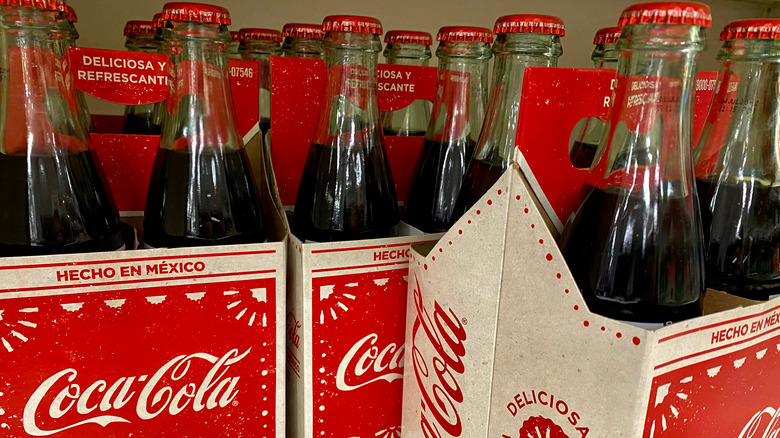 Mexican coca-cola bottles