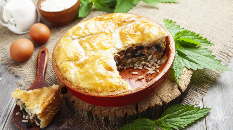 pie served on plate