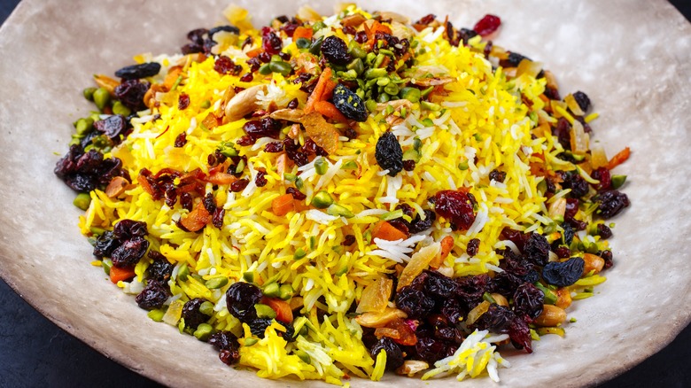 steamed basmati rice