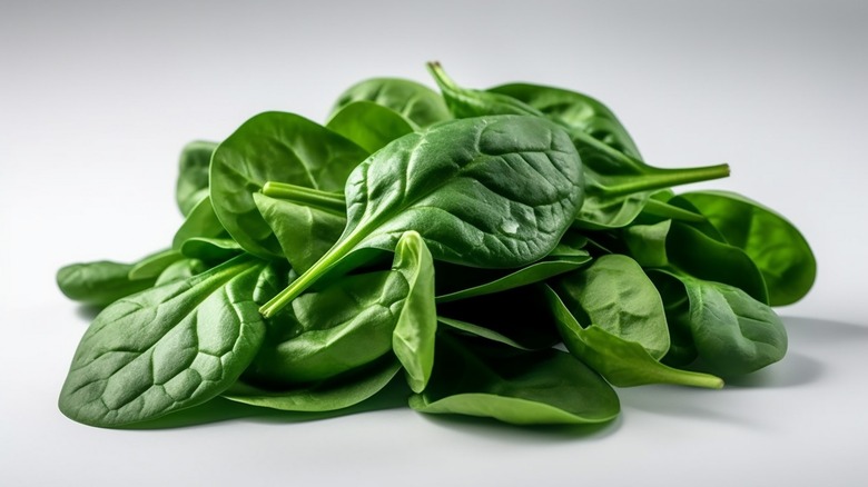 A pile of spinach