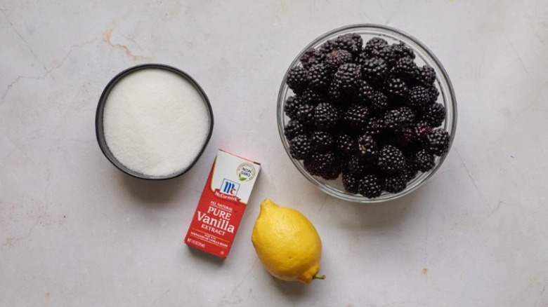 ingredients on a table