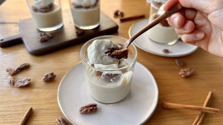 Vanilla chai spice pudding