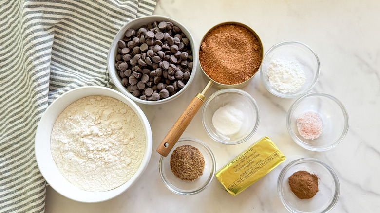 vegan chocolate chip cookie ingredients