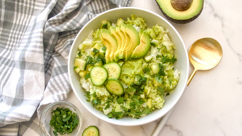 white bowl with pilaf