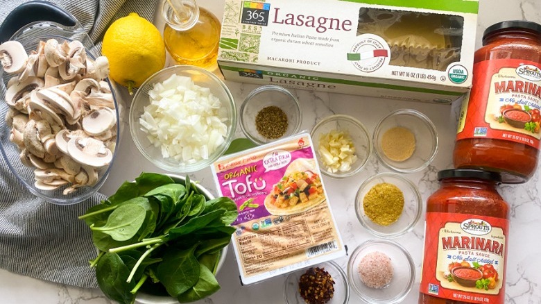 vegan lasagna ingredients