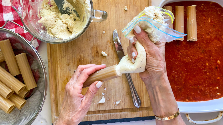 stuffing shells