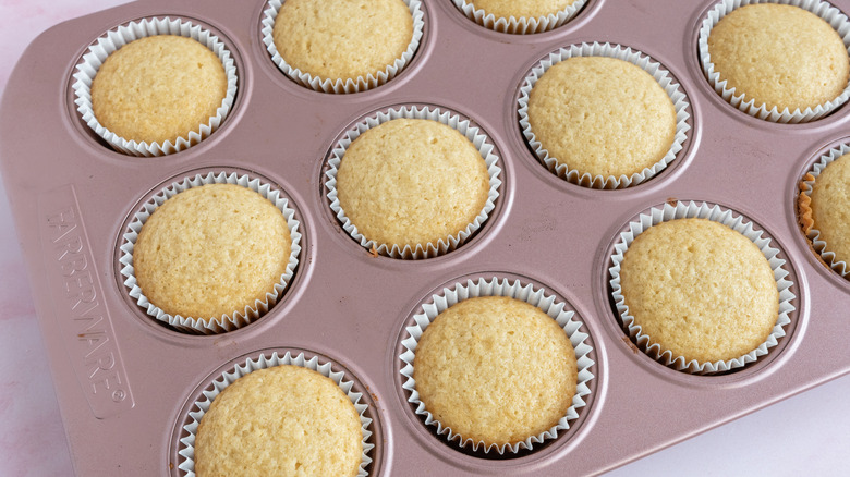 cupcakes in a pan