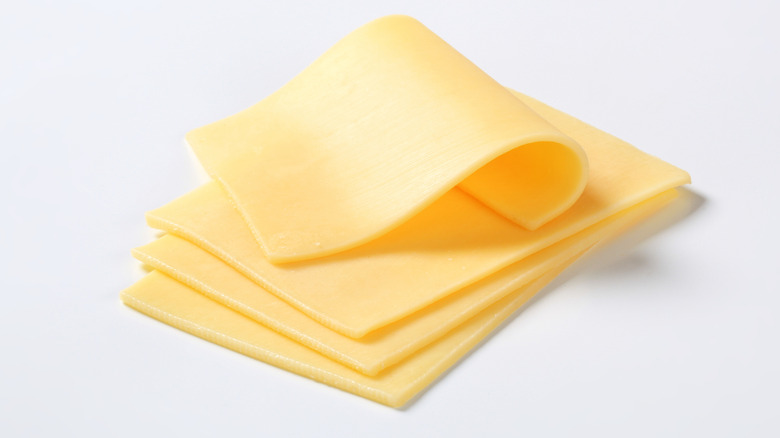 Slices of cheese