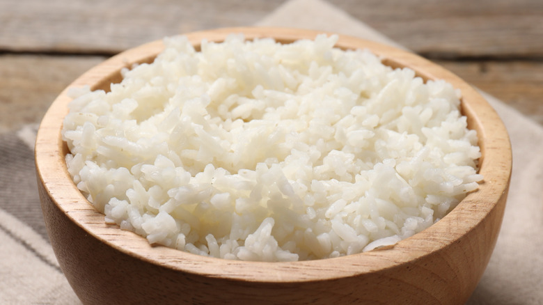 cooked rice in a bowl