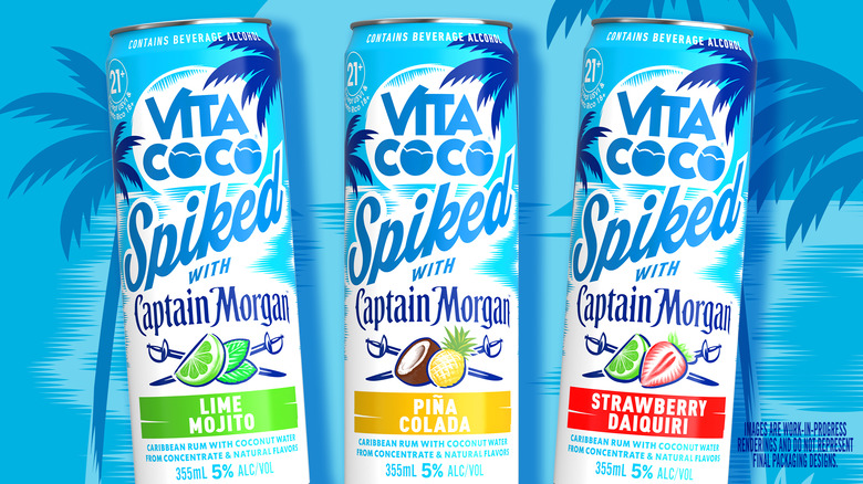 Vita Coco Captain Morgan canned cocktails