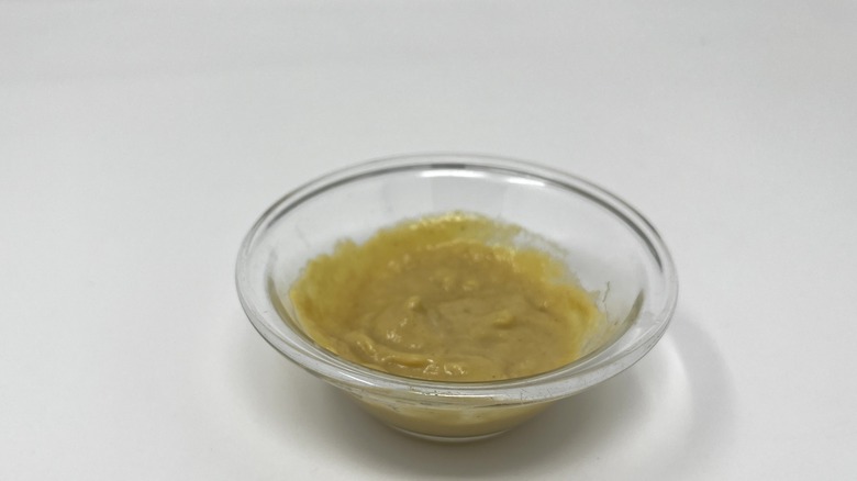 small bowl of mustard