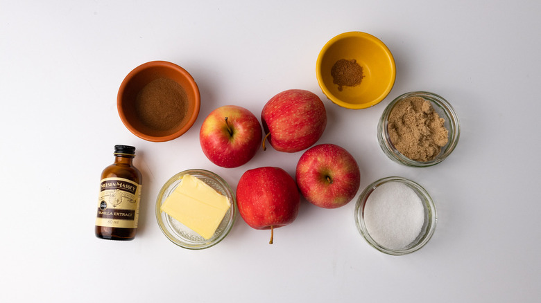 ingredients for southern fried apples