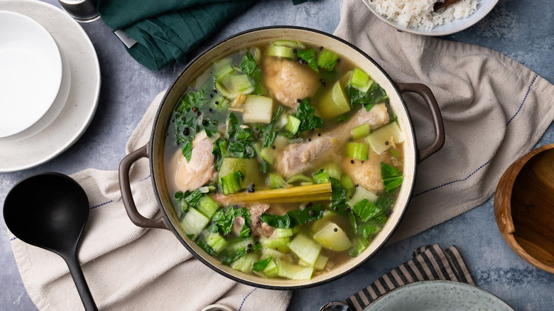 warming comforting chicken tinola 