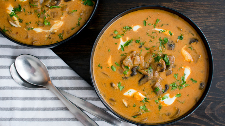 Hungarian mushroom soup