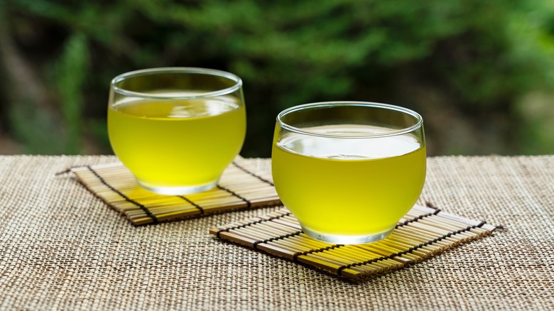 Green tea shots