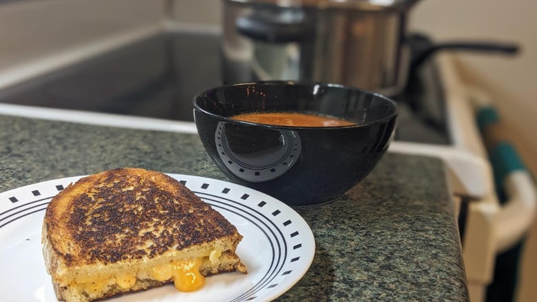 grilled cheese and tomato soup