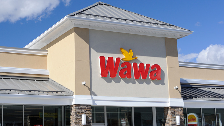 Wawa store sign