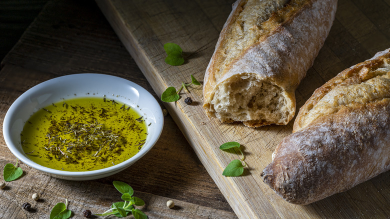 bread olive oil dip