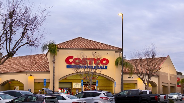 Exterior of Costco warehouse at daytime