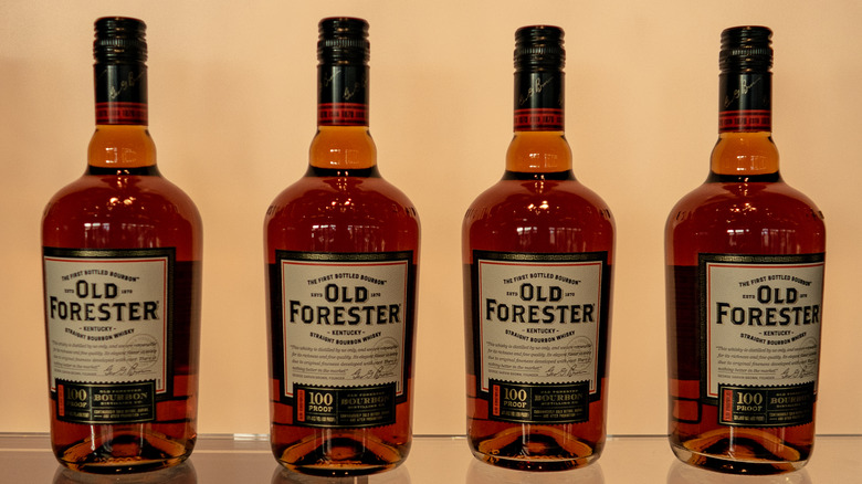 Bottles of Old Forester