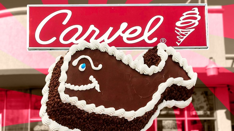 Carvel's Fudgie the Whale ice cream cake 