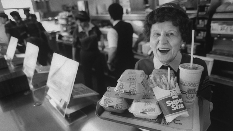 McDonald's crew member in the 1970s