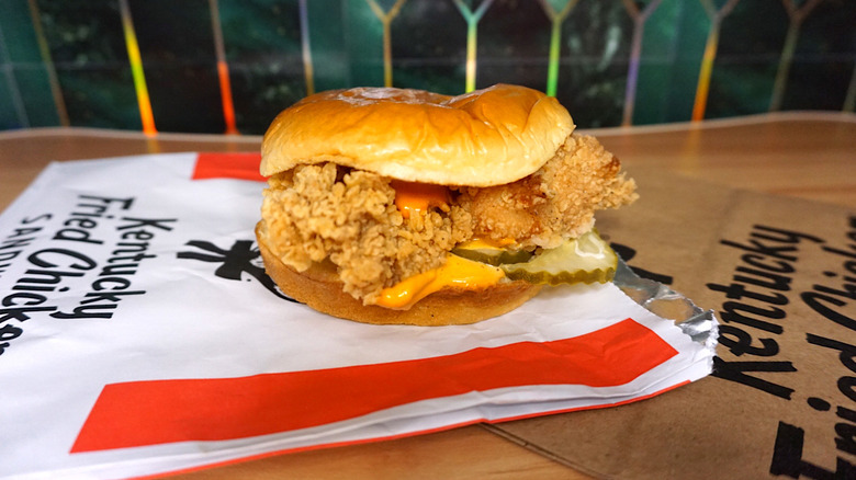 KFC Sandwich Spicy