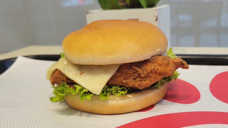 Chick-fil-A spicy deluxe