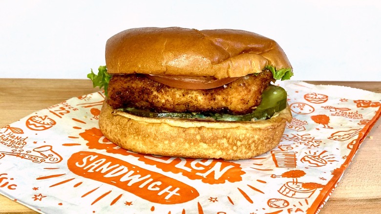 Blackened chicken sandwich