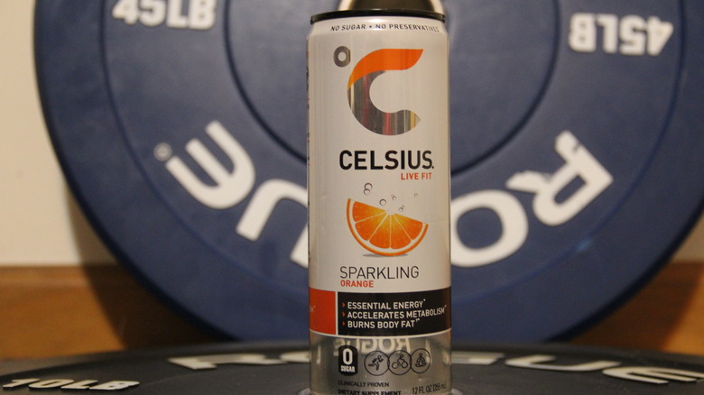 Orange Celsius can