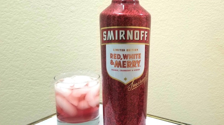Smirnoff vodka and cocktail