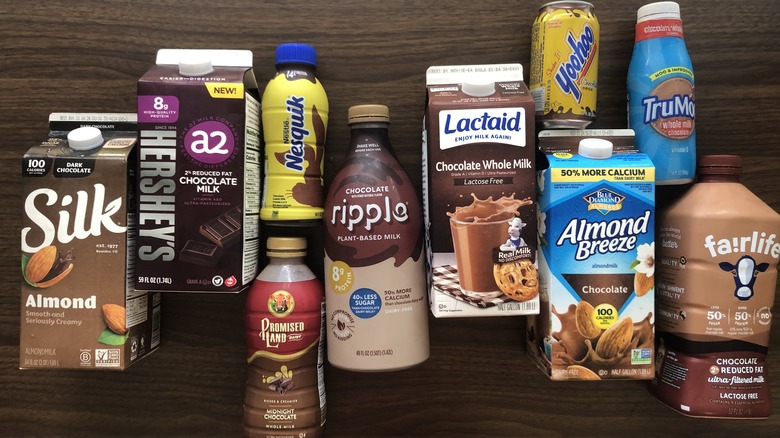 varied chocolate milk brands