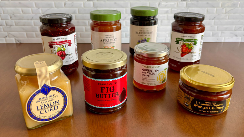 Trader Joe's jams and spreads