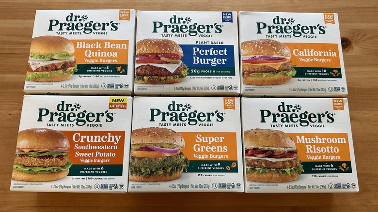 Dr. Praeger's veggie burgers