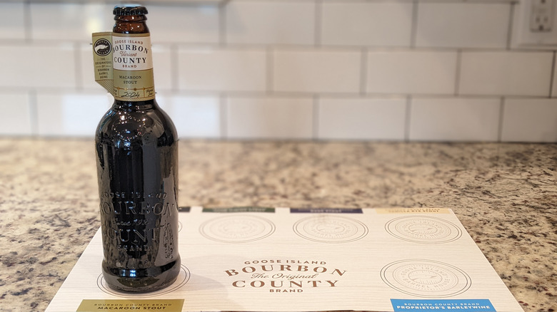 Goose Island Bourbon County Macaroon Stout bottle