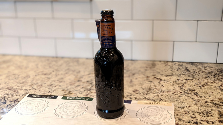 Goose Island Bourbon County Rare Stout bottle