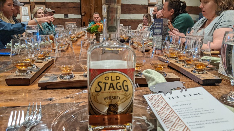 Old Stagg whiskey bottle