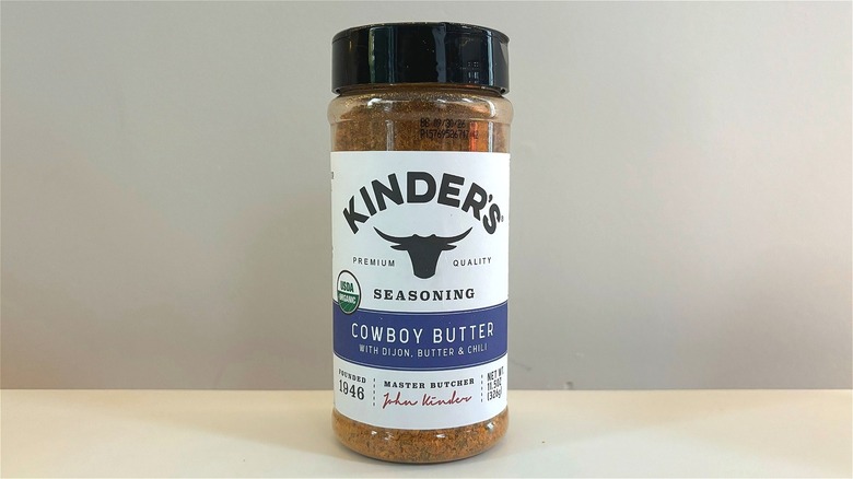 bottle of Kinder's Cowboy Butter Seasoning