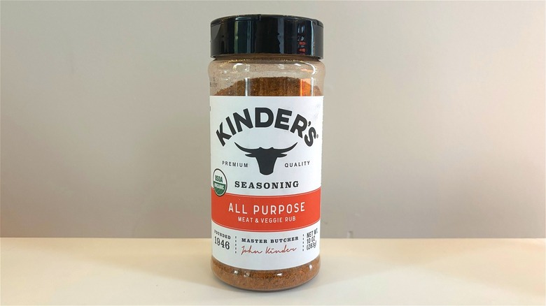 bottle of Kinder's All Purpose Seasoning