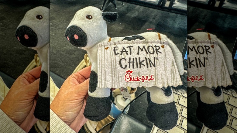 Chick-fil-A cow stuffed