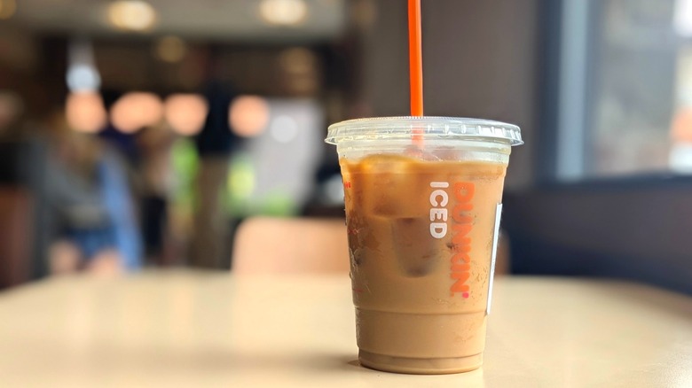 Dunkin' iced Almond Spice Coffee