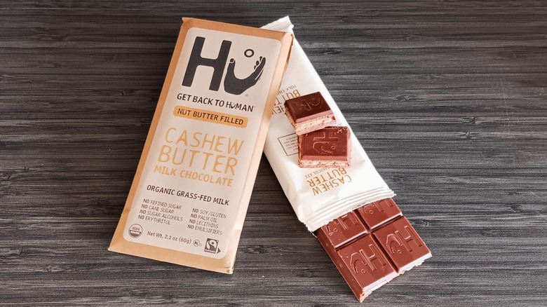 cashew butter milk chocolate bar