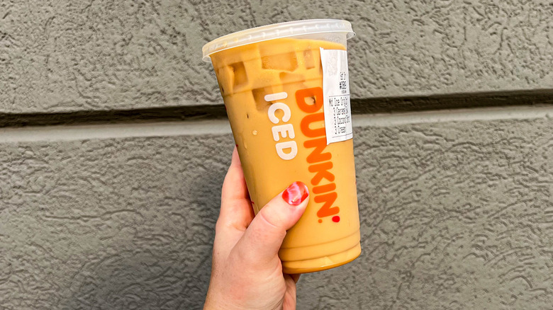 Dunkin' Caramel Coconut Cream drink