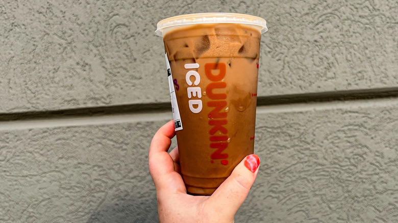 Dunkin's Mocha Vanilla Iced Coffee